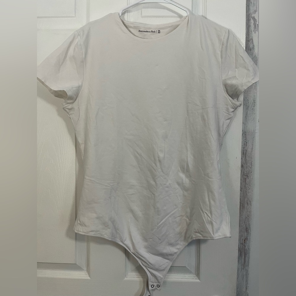 Abercrombie White Tshirt Bodysuit